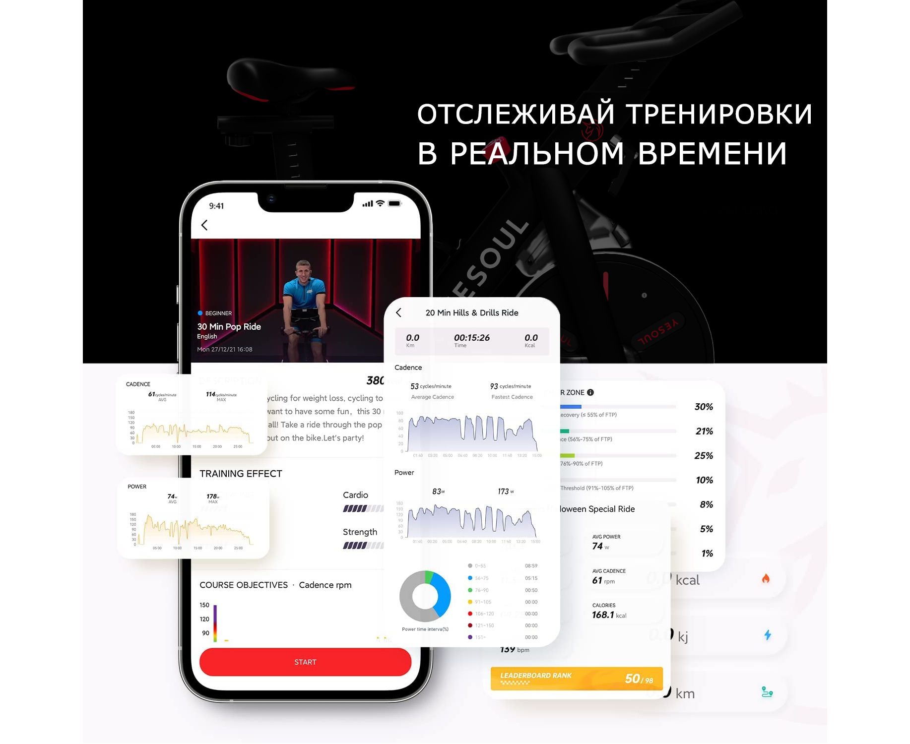ВелотренажерYesoulBS3W6